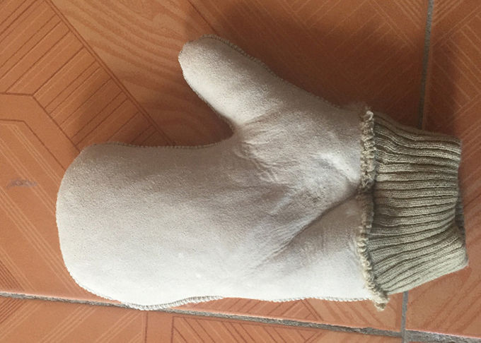 Schaffell-Waschanlage-Handschuh-freies Beispiellammwollauto-Polierwäsche-Handschuh mit dem Daumen