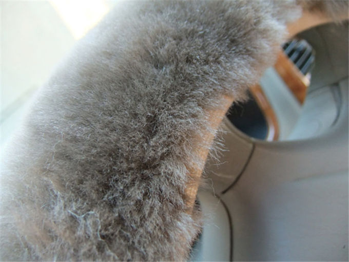 Herbst-/Winter-beige Schaffell-Lenkrad-Abdeckung mit Australien-Wolle
