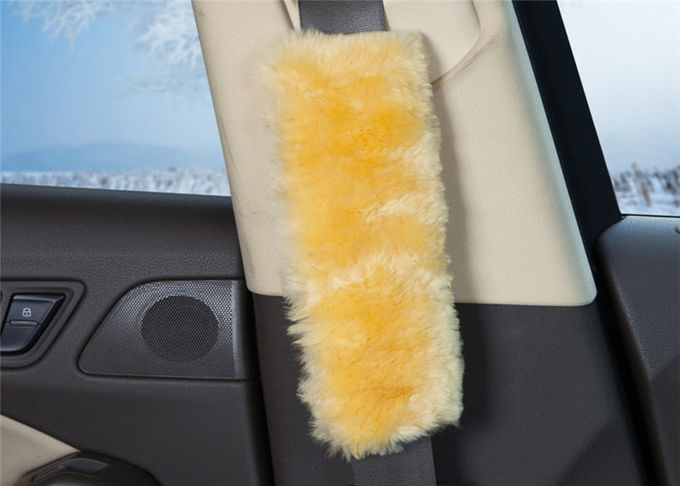 Warme weiche waschbare Schaffell-Sicherheitsgurt-Bügel-Abdeckungen für Auto/LKW/Auto